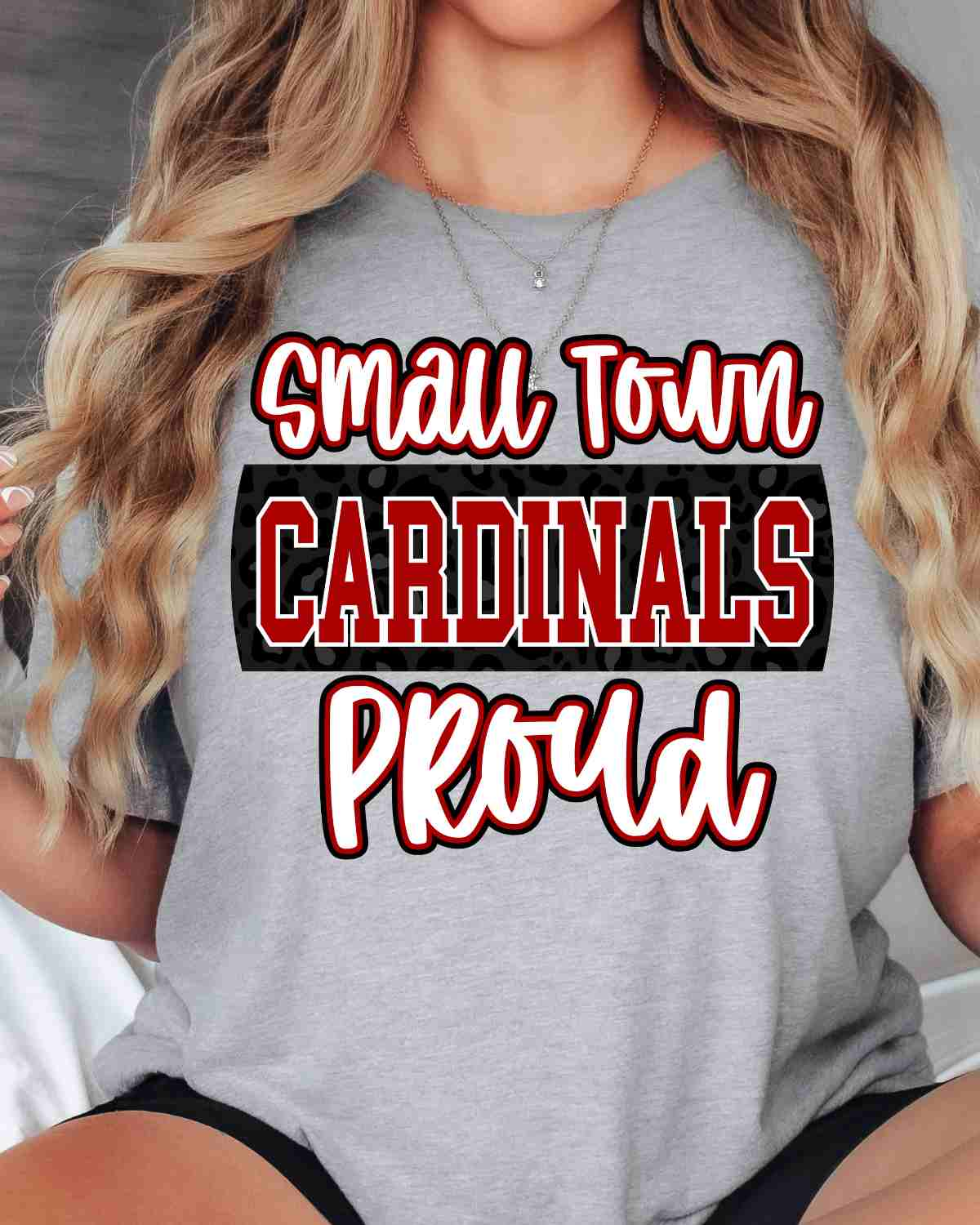 Small Town Proud Cardinals DTF Transfer