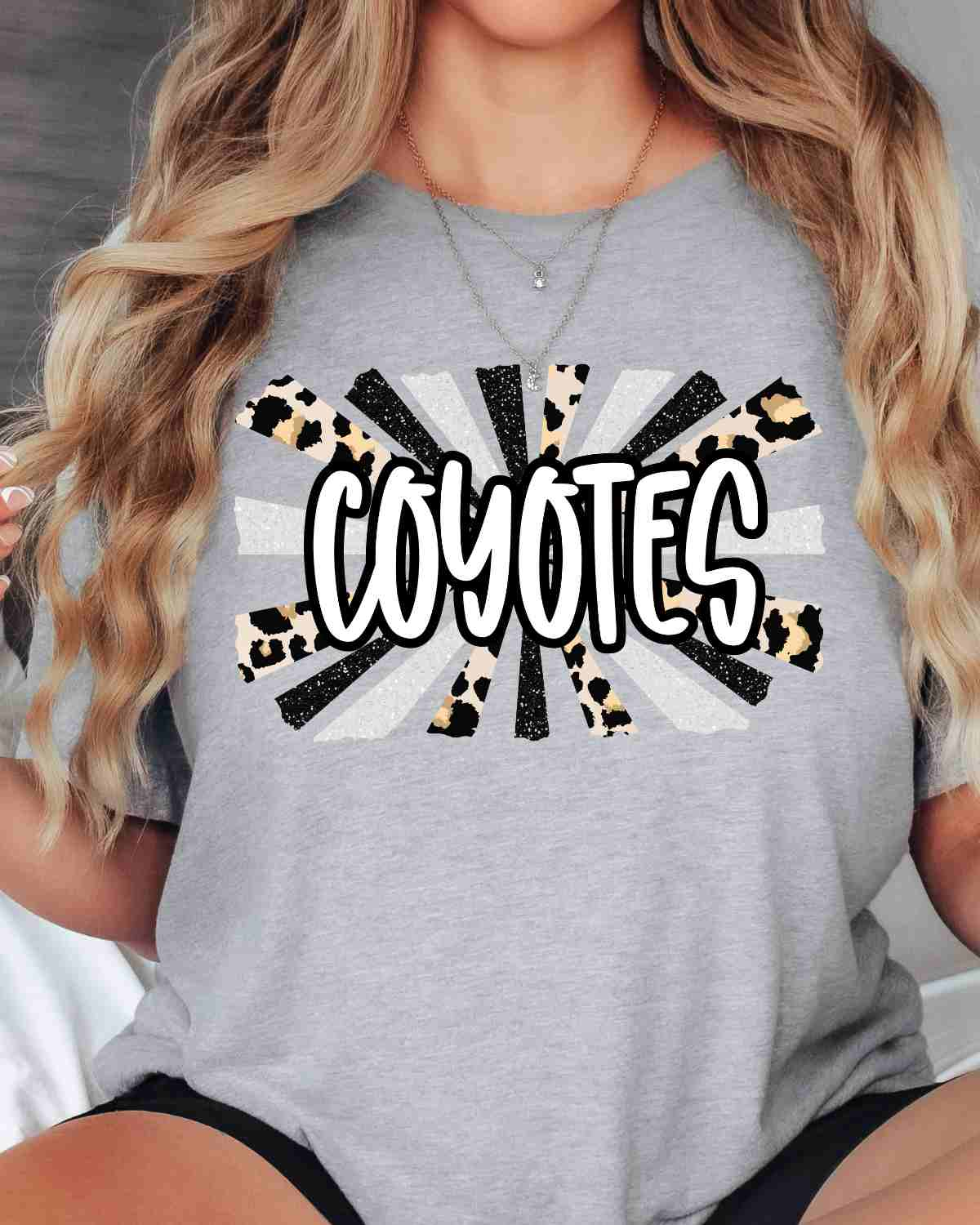 Coyotes Starburst DTF Transfer