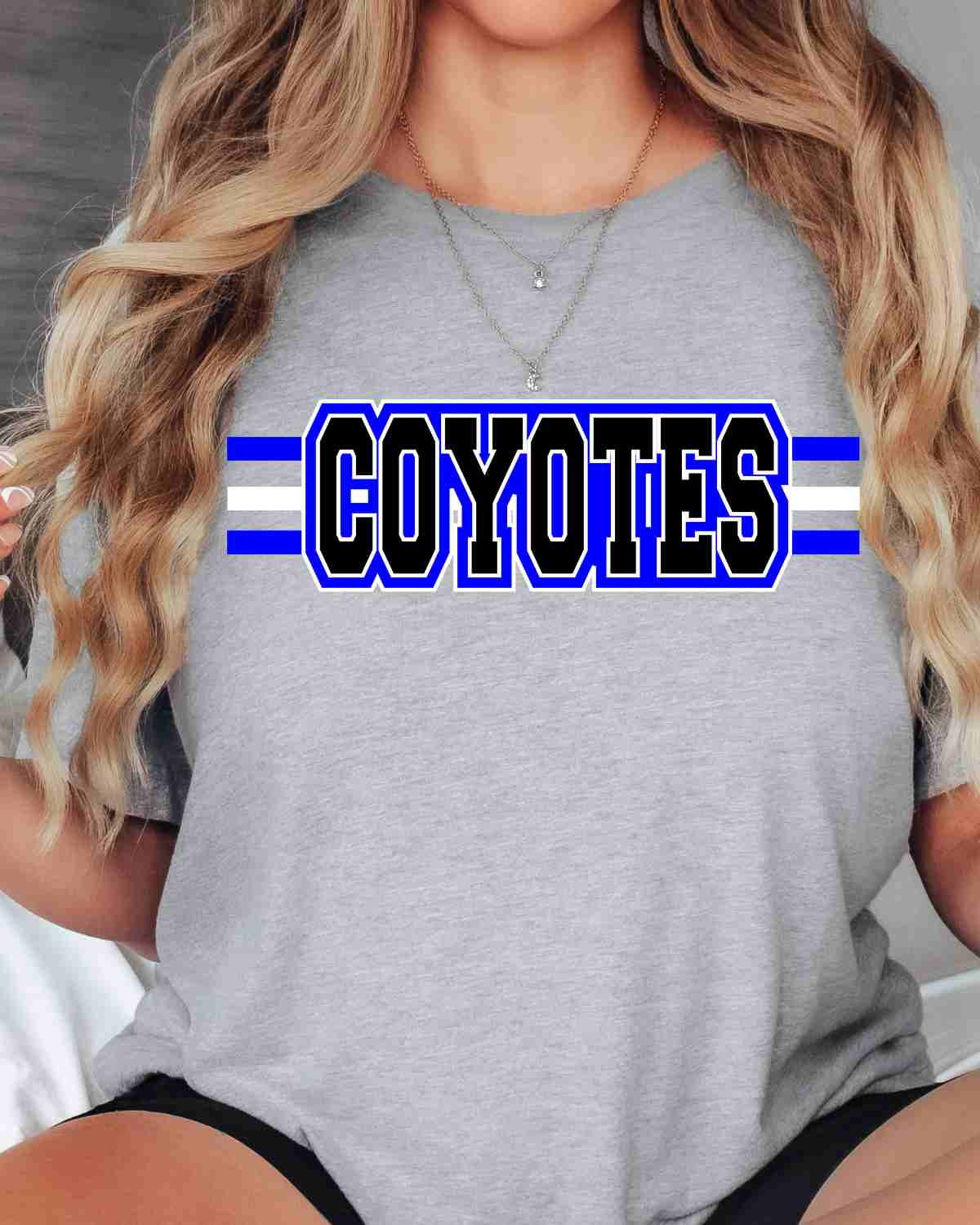 Coyotes Word Three Lines DTF Transfer