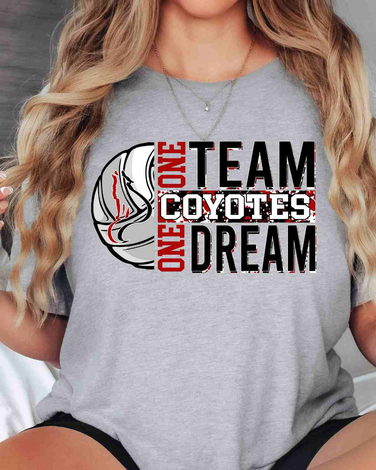 One Team One Dream Coyotes Volleyball DTF Transfer