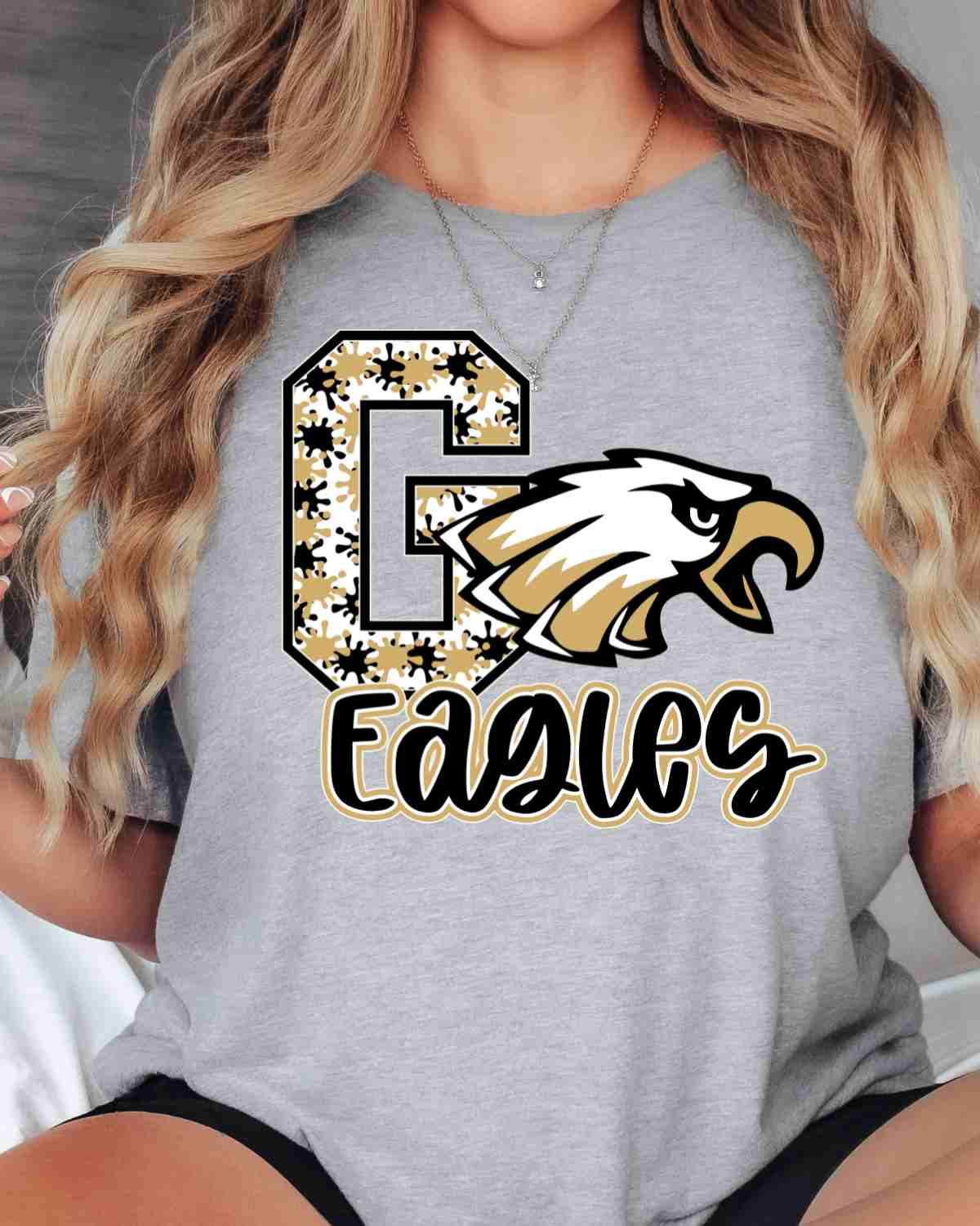 Go Eagles Splatter DTF Transfer