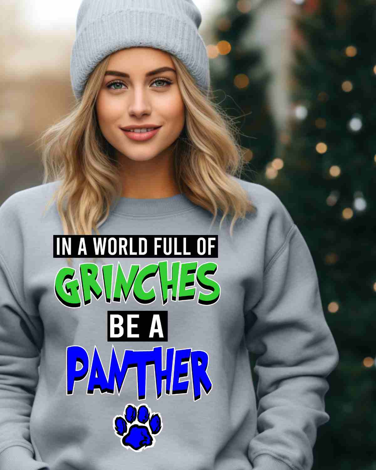 In a World full of Grinches be a Panther DTF Transfer