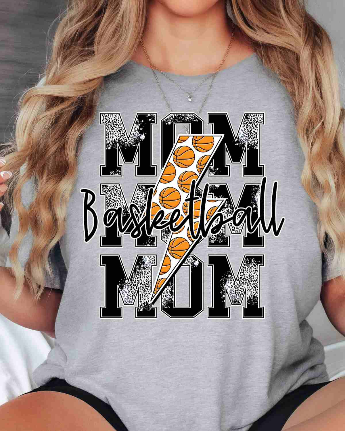 Basketball Mom Lightning Bolt DTF Transfer