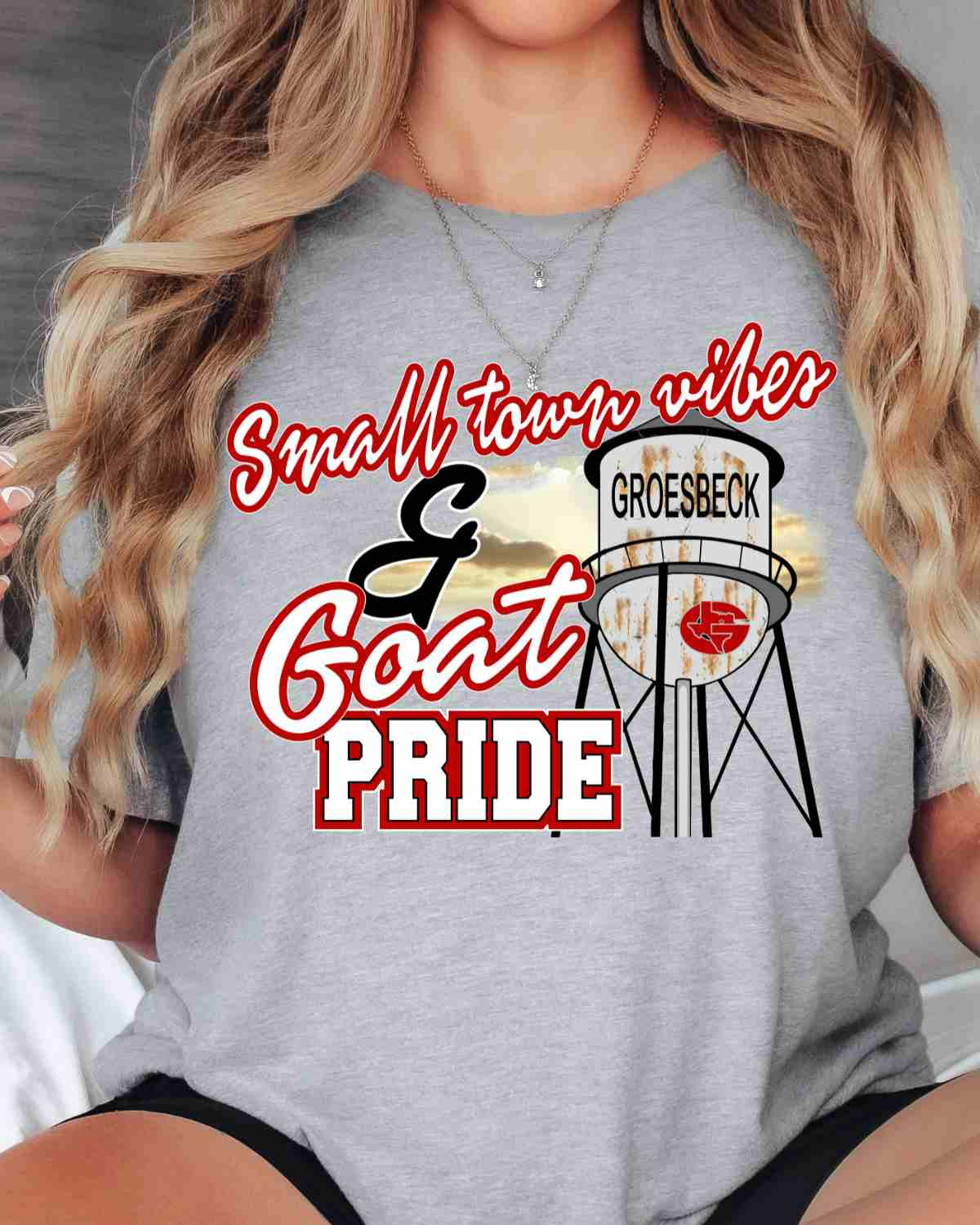 Small Town Vibes & Groesbeck Goat Pride Transfer