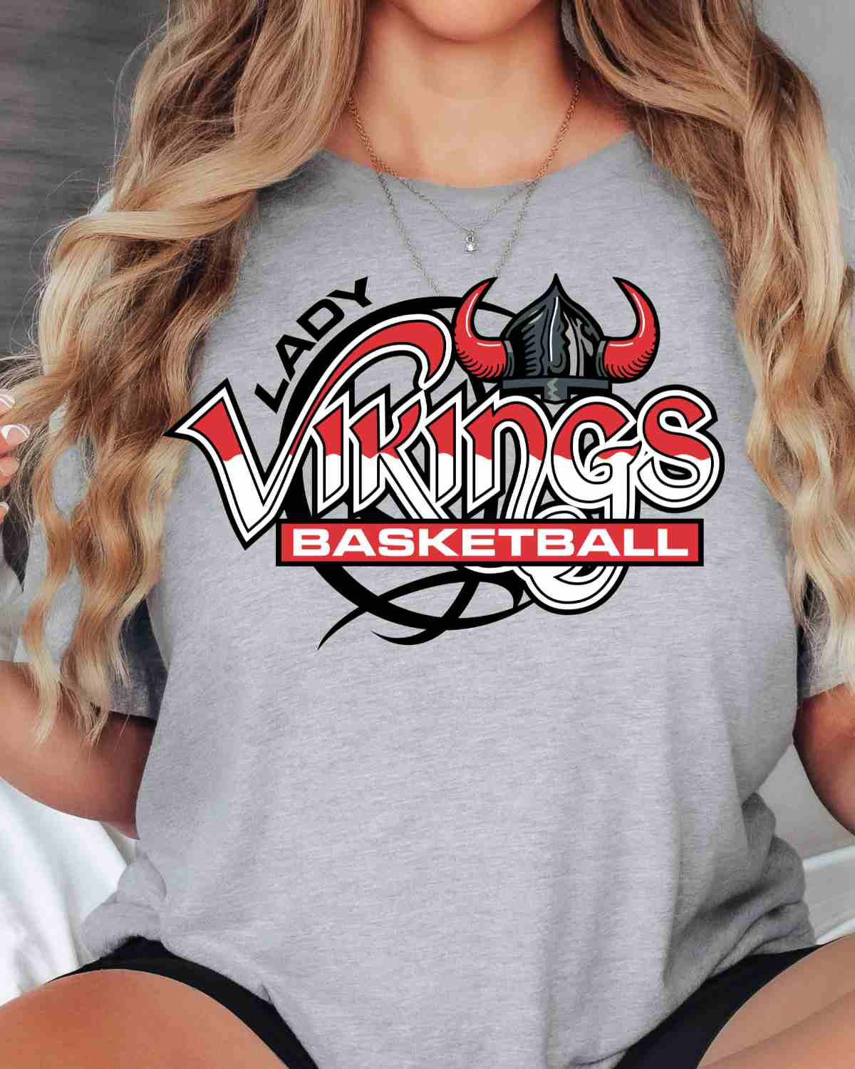 Lady Vikings Basketball DTF Transfer