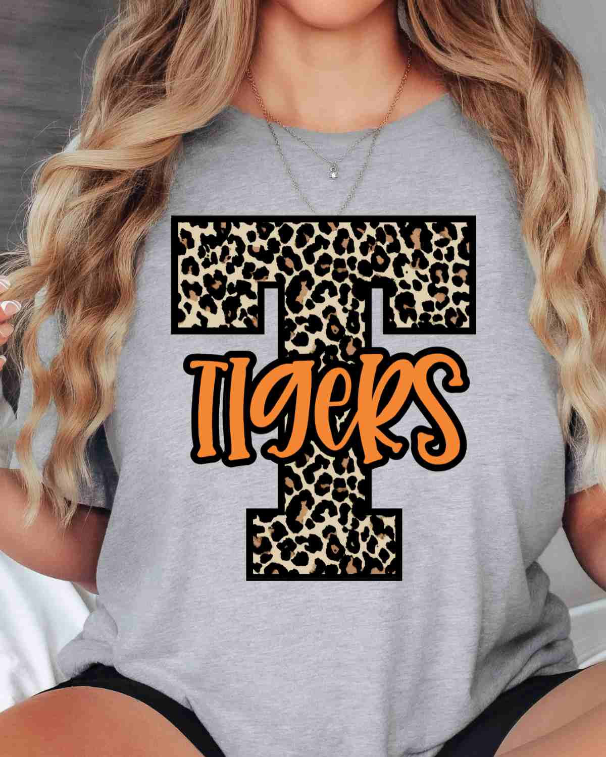 Tigers Leopard Print Letter DTF Transfer