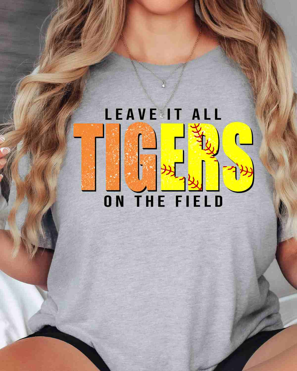 Tigers Softball Leave it on the Field DTF Transfer