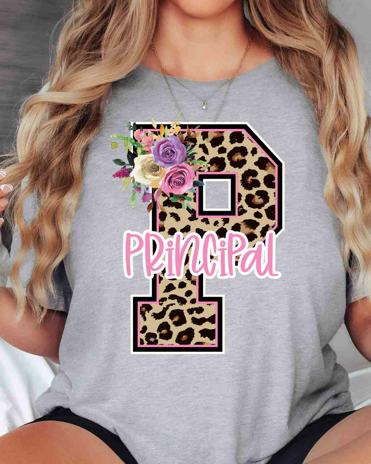 Leopard Principal Floral Transfer