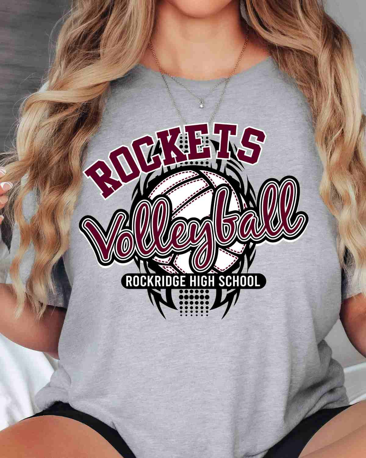 Rockets Rockridge Volleyball Tribal DTF Transfer