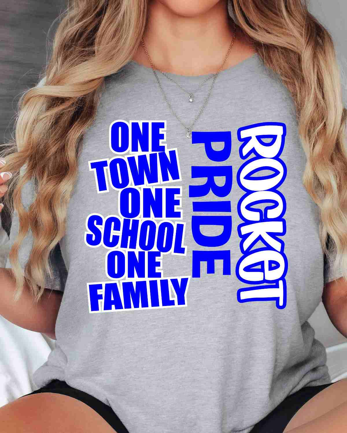 One Town One School Rocket Pride DTF Transfer