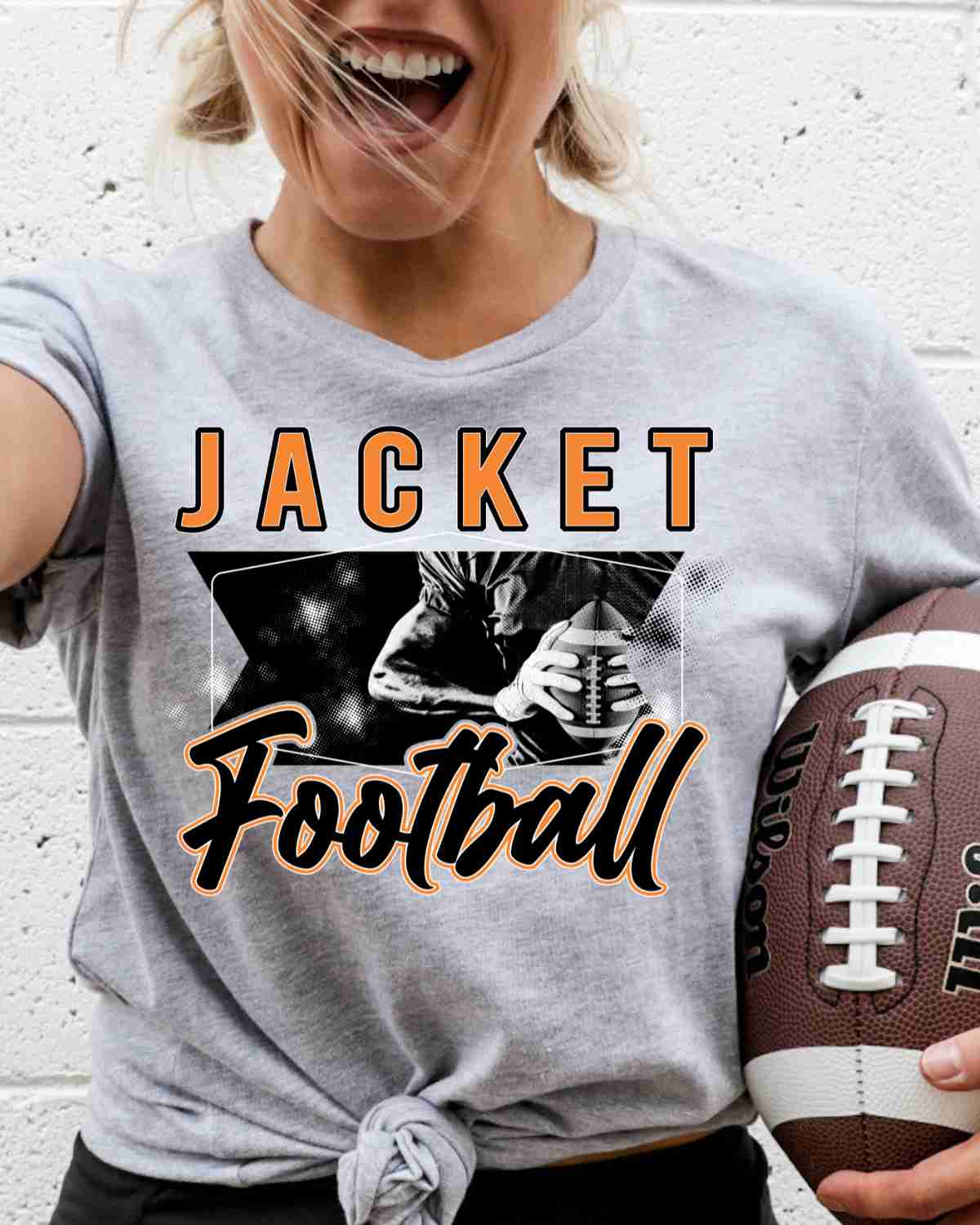 Jacket Football Photo DTF Transfer