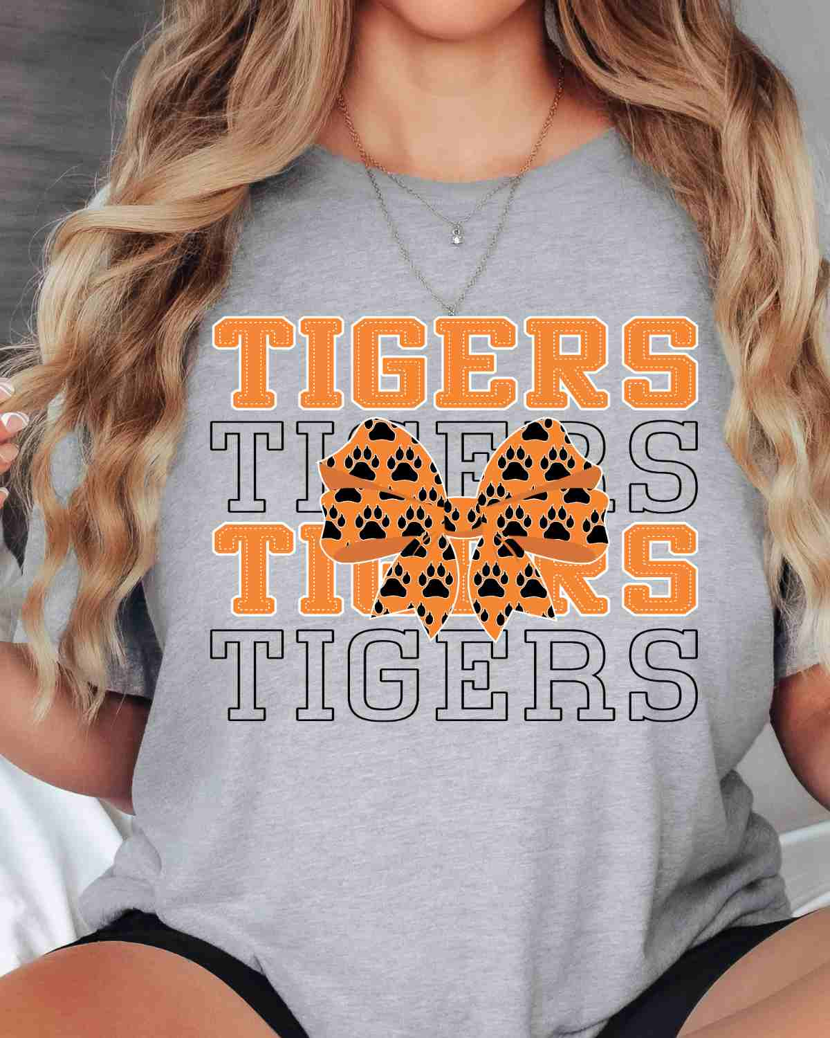 Tigers Repeating Bow DTF Transfer