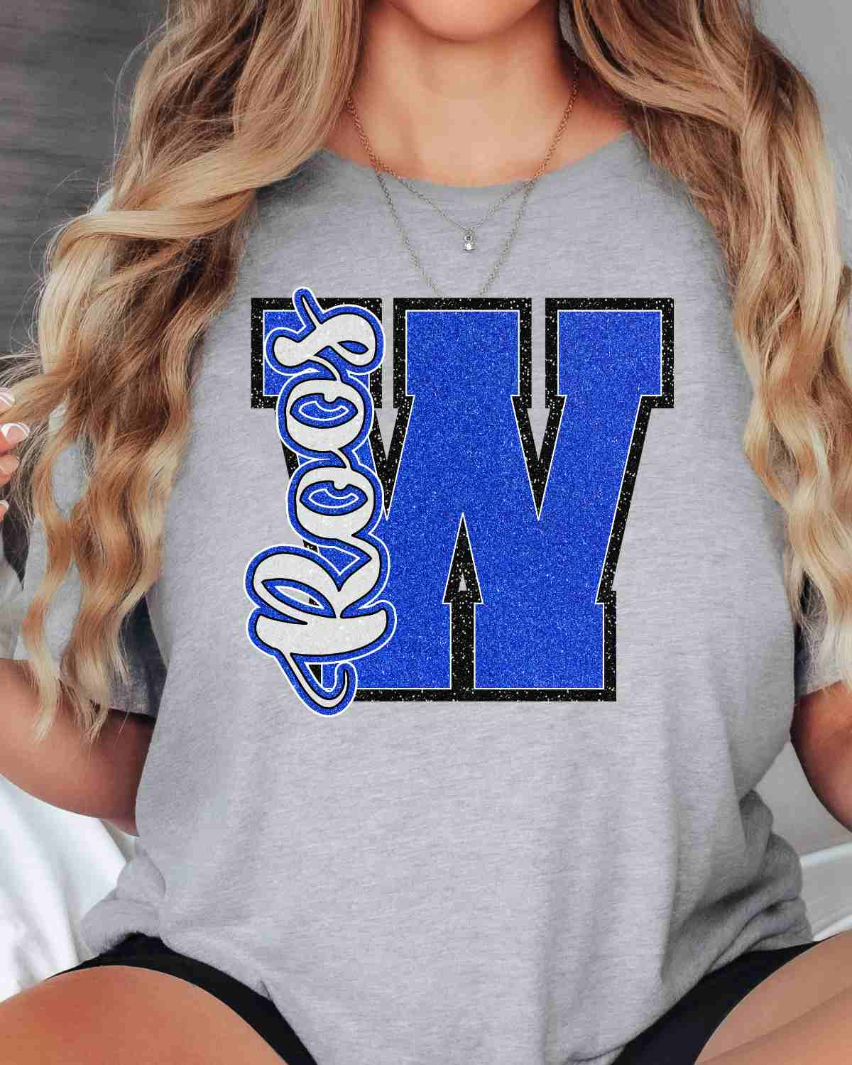 Weatherford Roos Glitter Letter Transfer