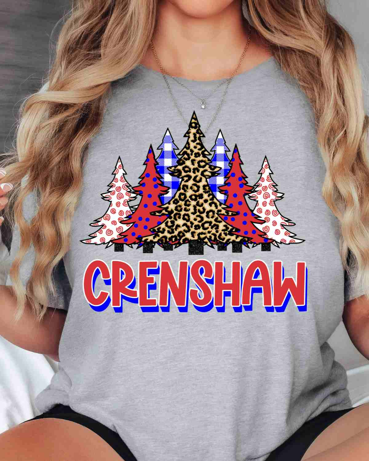 Crenshaw Christmas Trees DTF Transfer