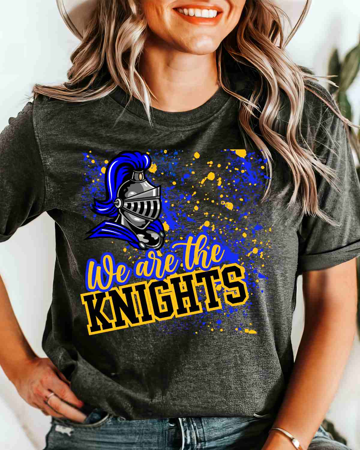 We are the Knights Splatter DTF Transfer