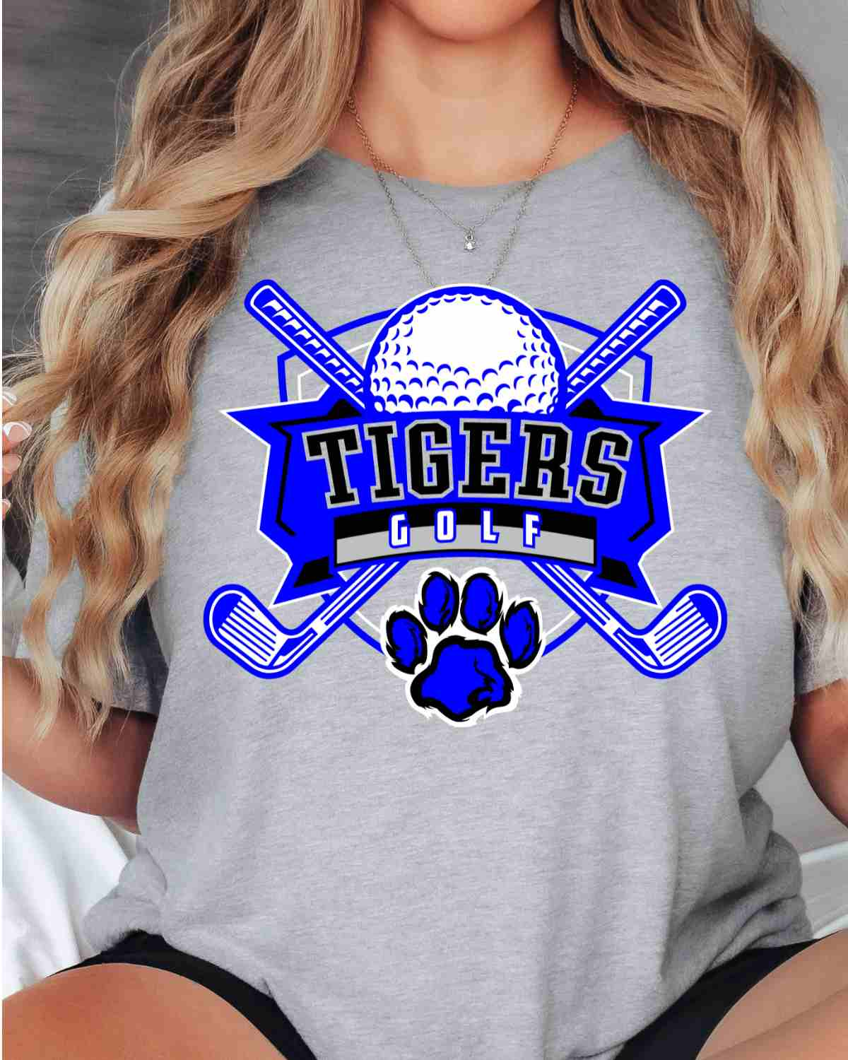 Tigers Golf Badge DTF Transfer