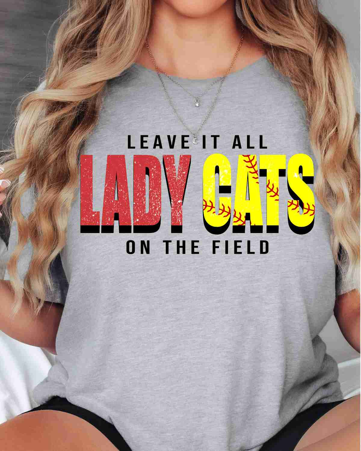 Lady Cats Softball Leave it on the Field DTF Transfer