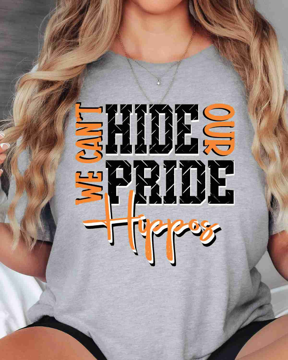 We Can't Hide Our Pride Hippos DTF Transfer