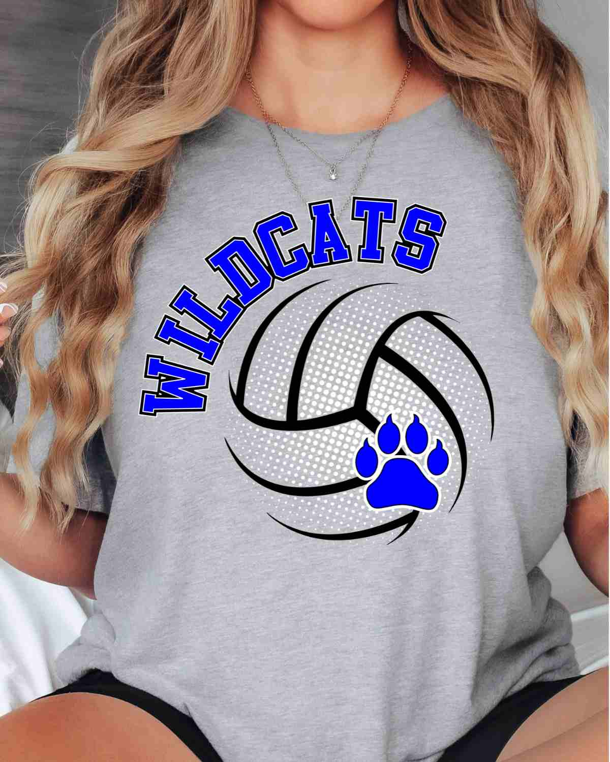 Wildcats Volleyball Halftone DTF Transfer