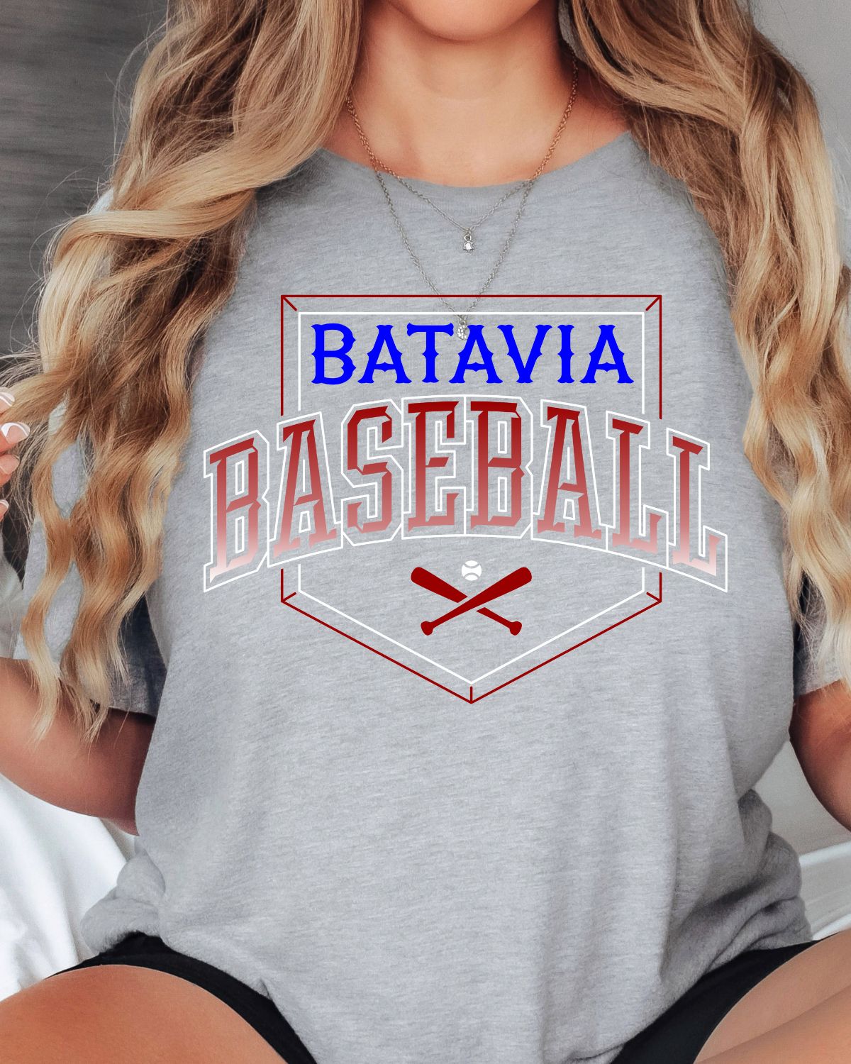 Batavia Baseball Home Plate DTF Transfer