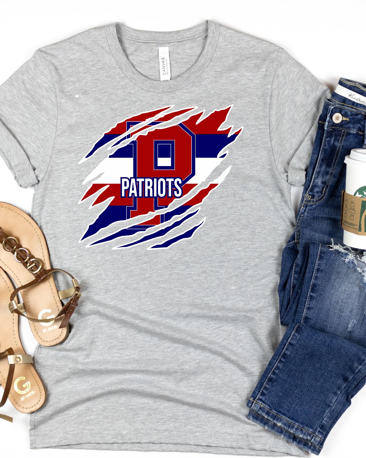 Patriots Swash Claw Mark DTF Transfer