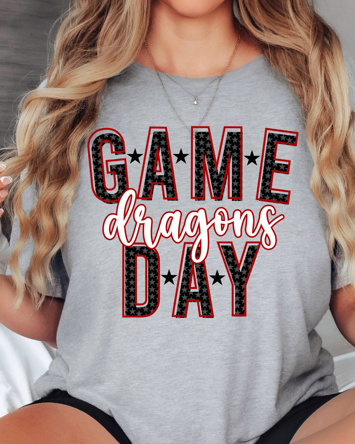 Game Day Stars Dragons DTF Transfer