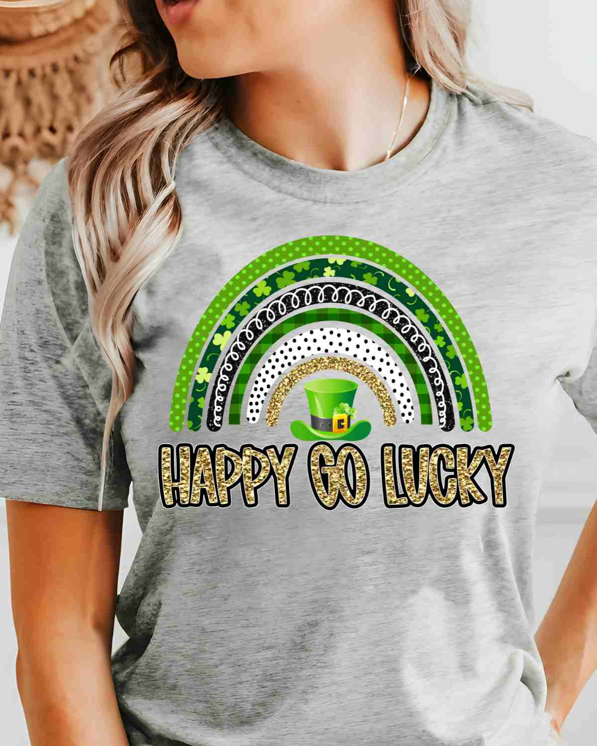 Happy Go Lucky Rainbow Transfer