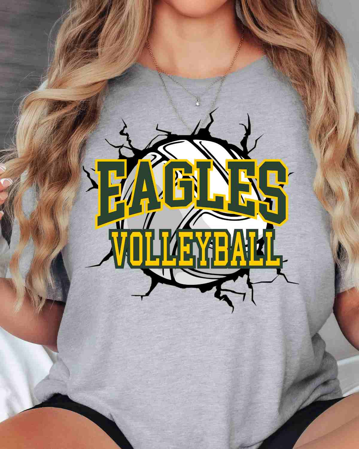 Eagles Volleyball Break Through DTF Transfer