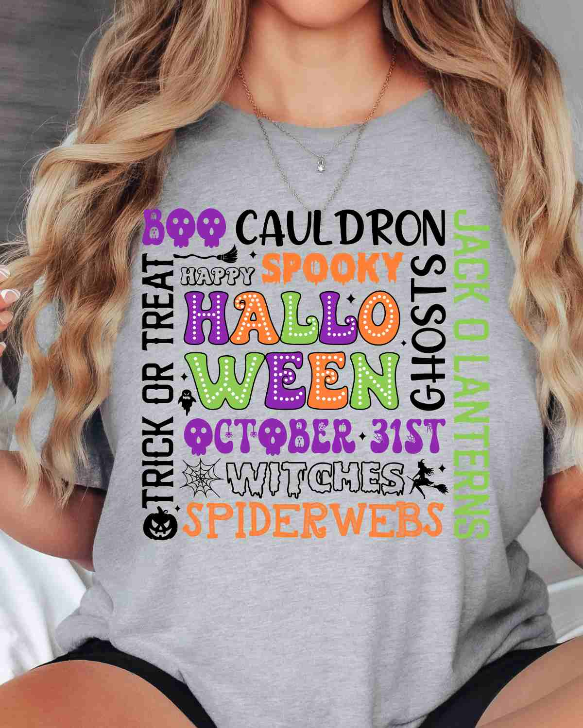 Halloween Typography DTF Transfer