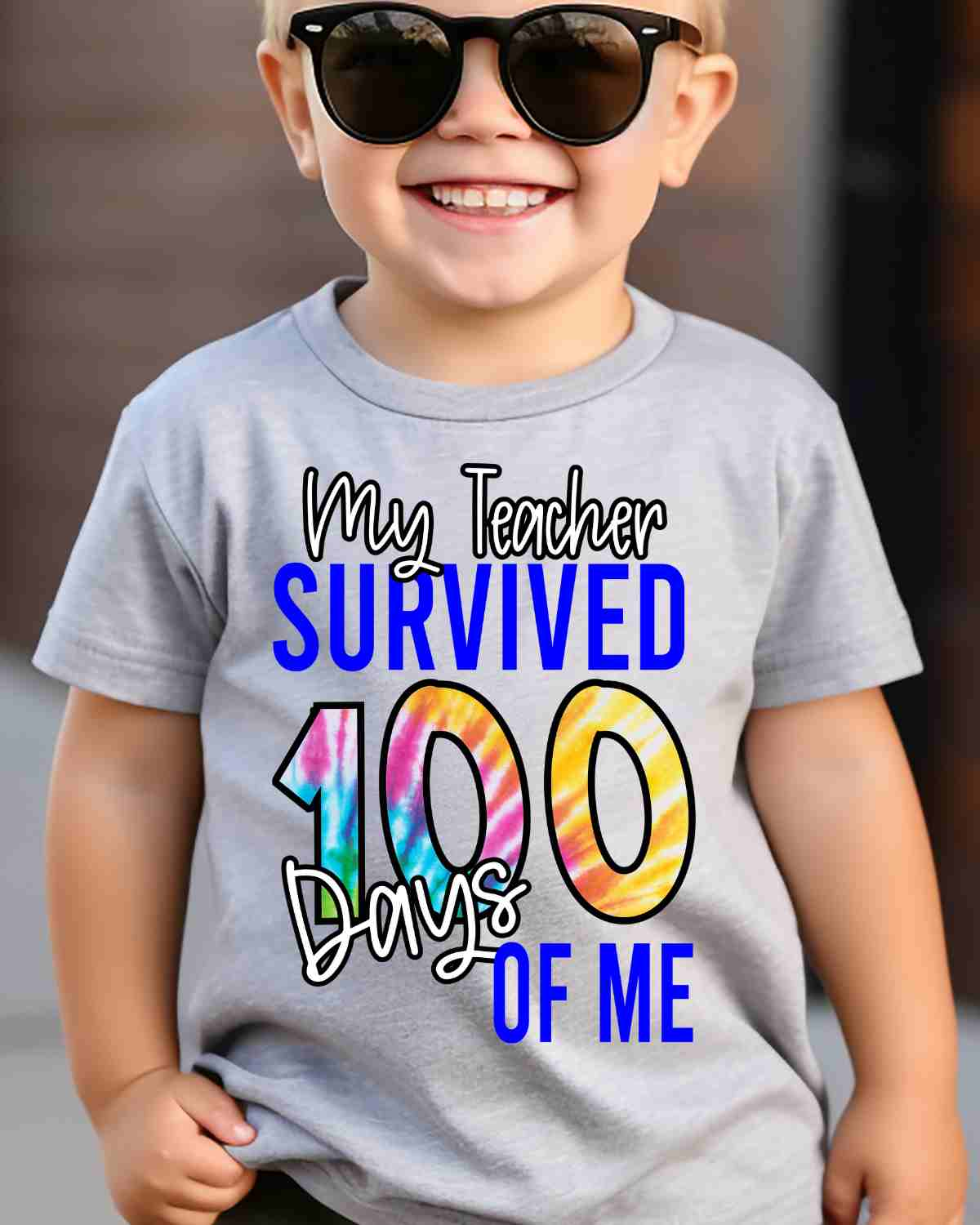 My Teacher Survived 100 Days of Me DTF Transfer