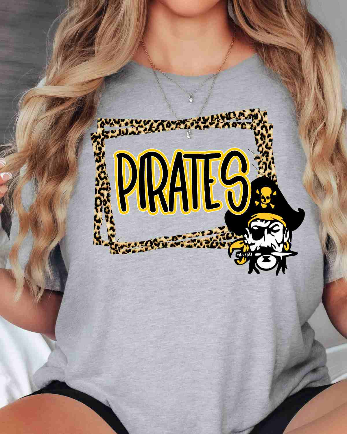 Pirates Leopard Border DTF Transfer