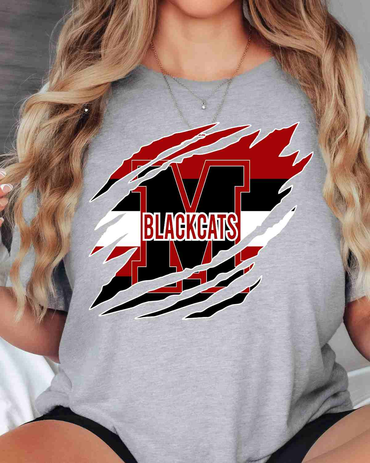 Mexia Blackcats Swash Claw Mark Transfer