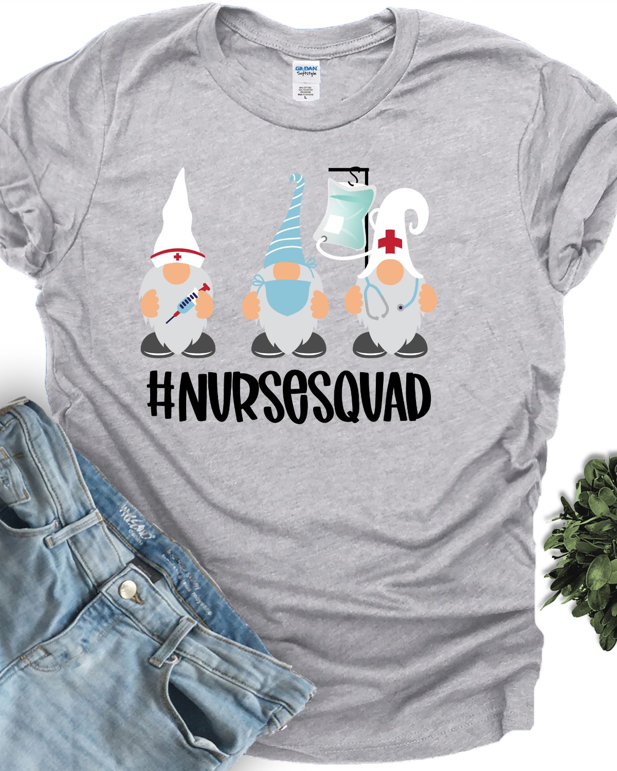 #NurseSquad Gnomes DTF Transfer