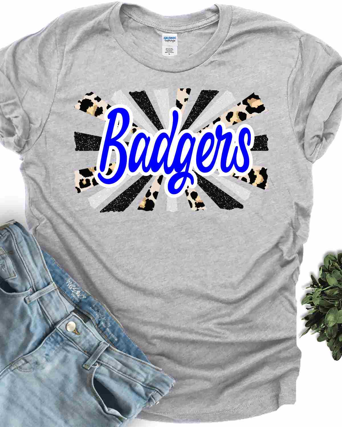 Badgers Starburst DTF Transfer