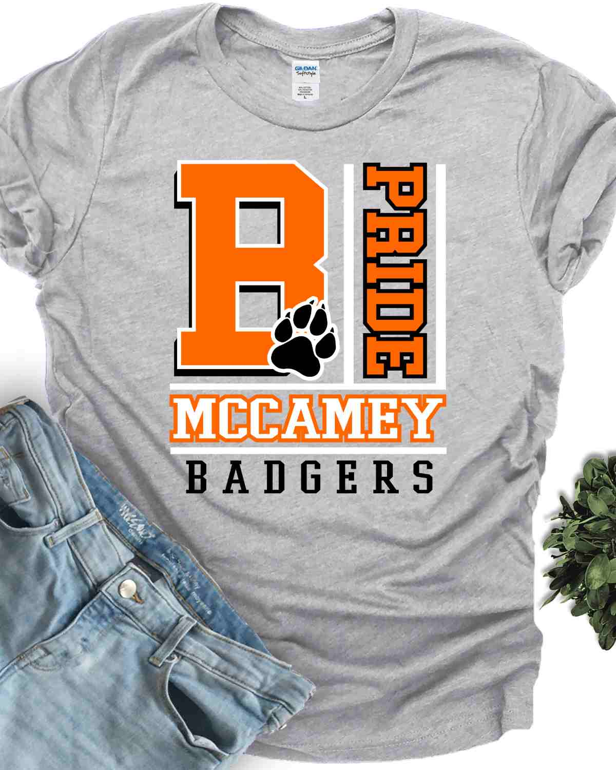 Mccamey Badgers Pride Block DTF Transfer