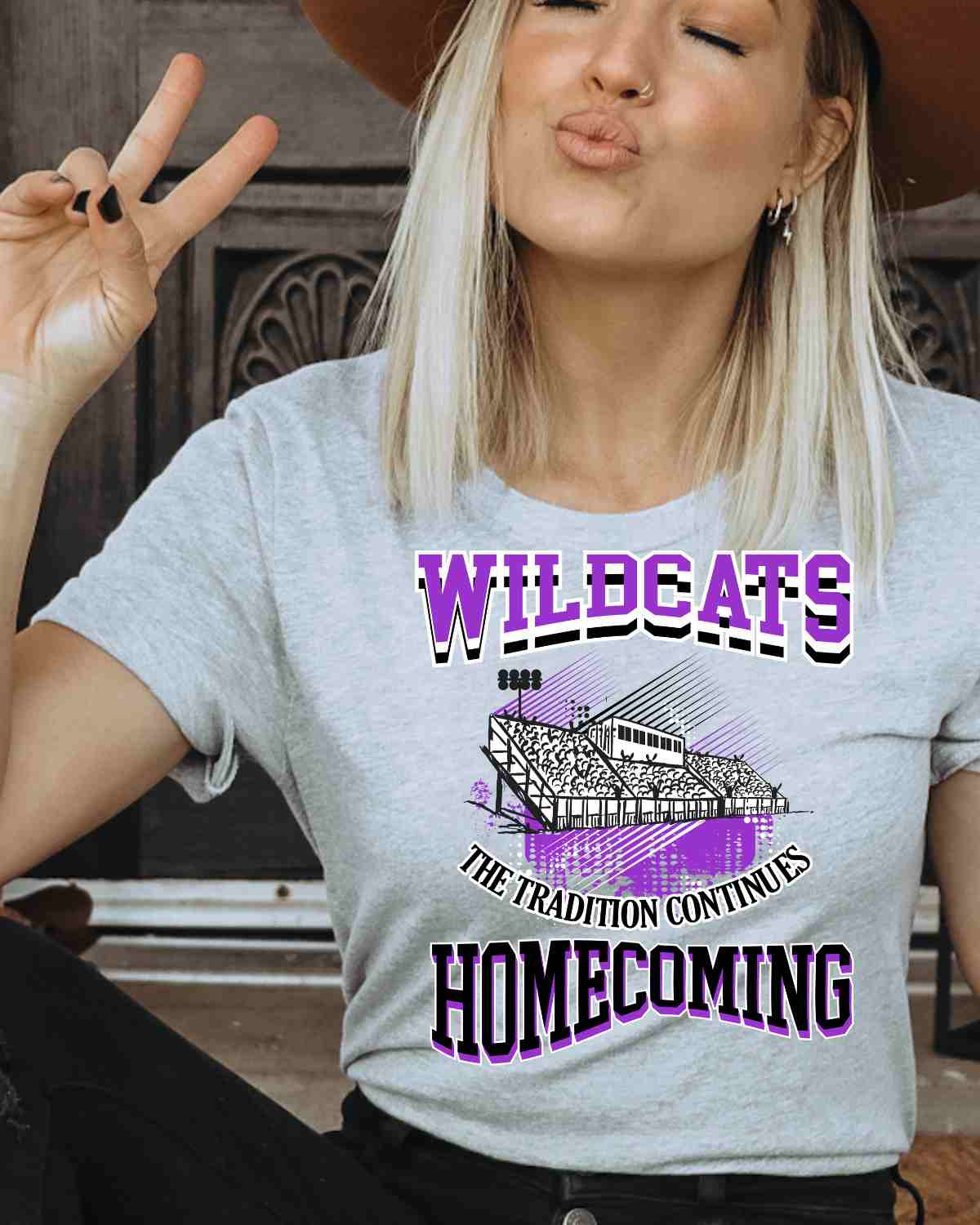 Wildcats Homecoming The Tradition Continues DTF Transfer