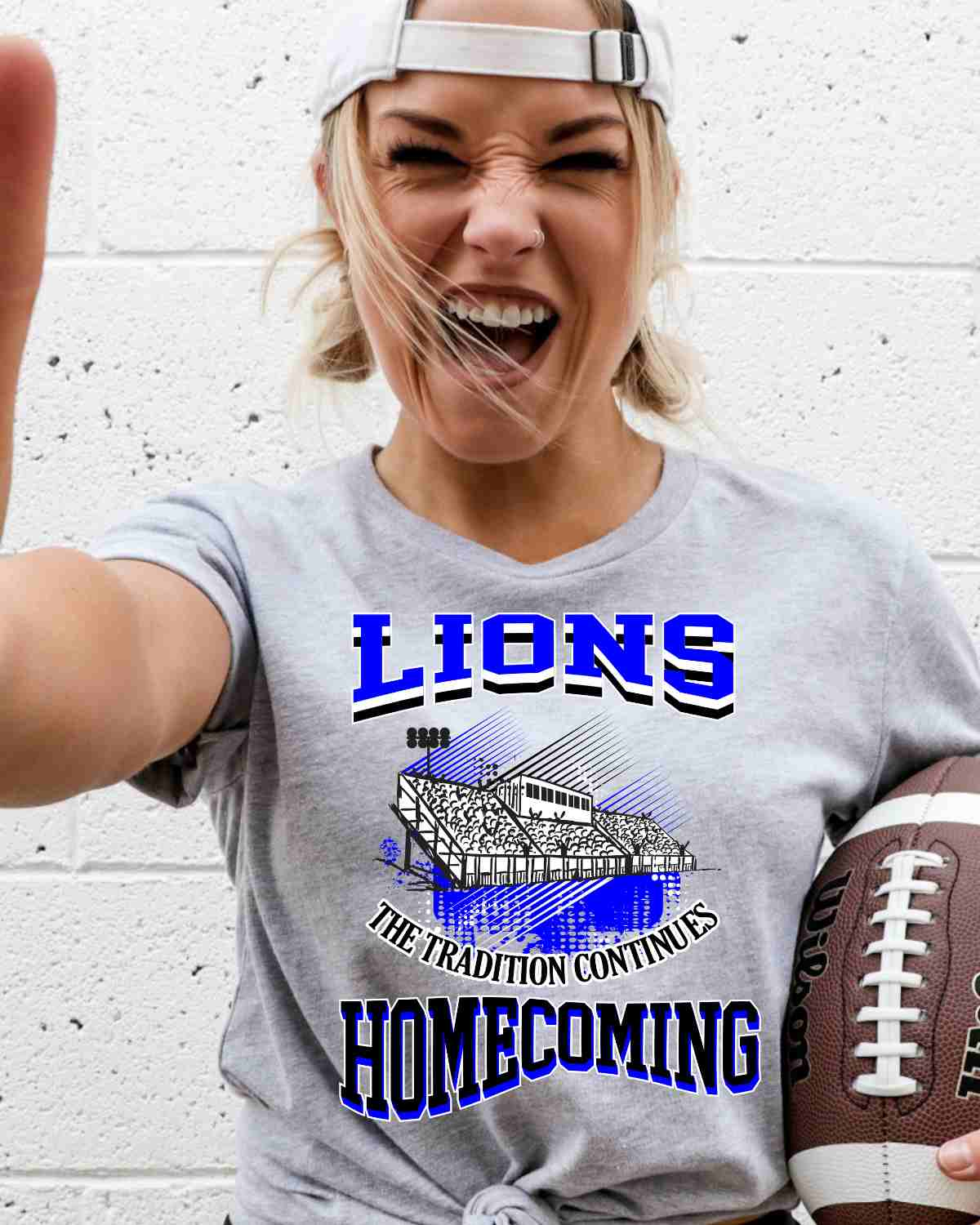 Lions Homecoming Tradition DTF Transfer