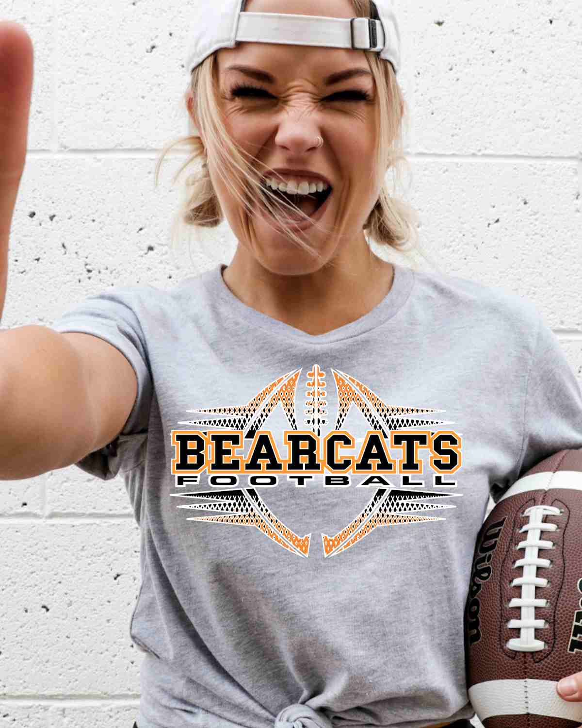 Bearcats Football Halftone DTF Transfer