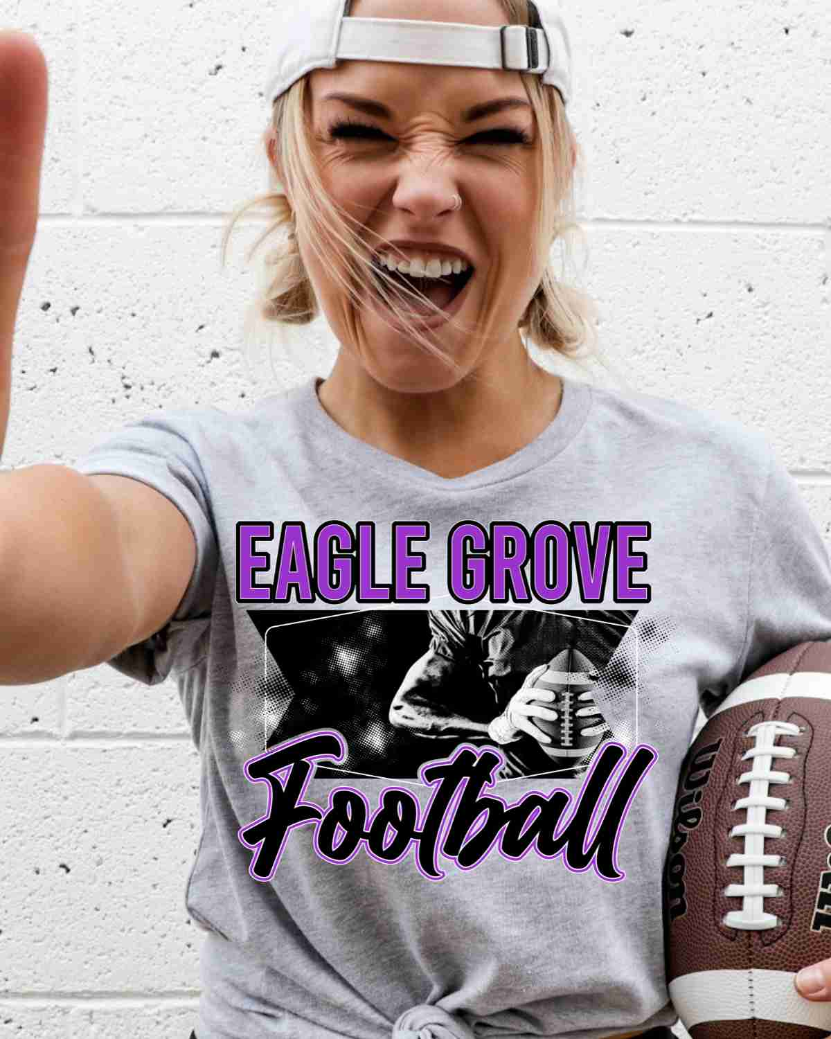 Eagle Grove Football Photo DTF Transfer, rusticgracecompany.com/