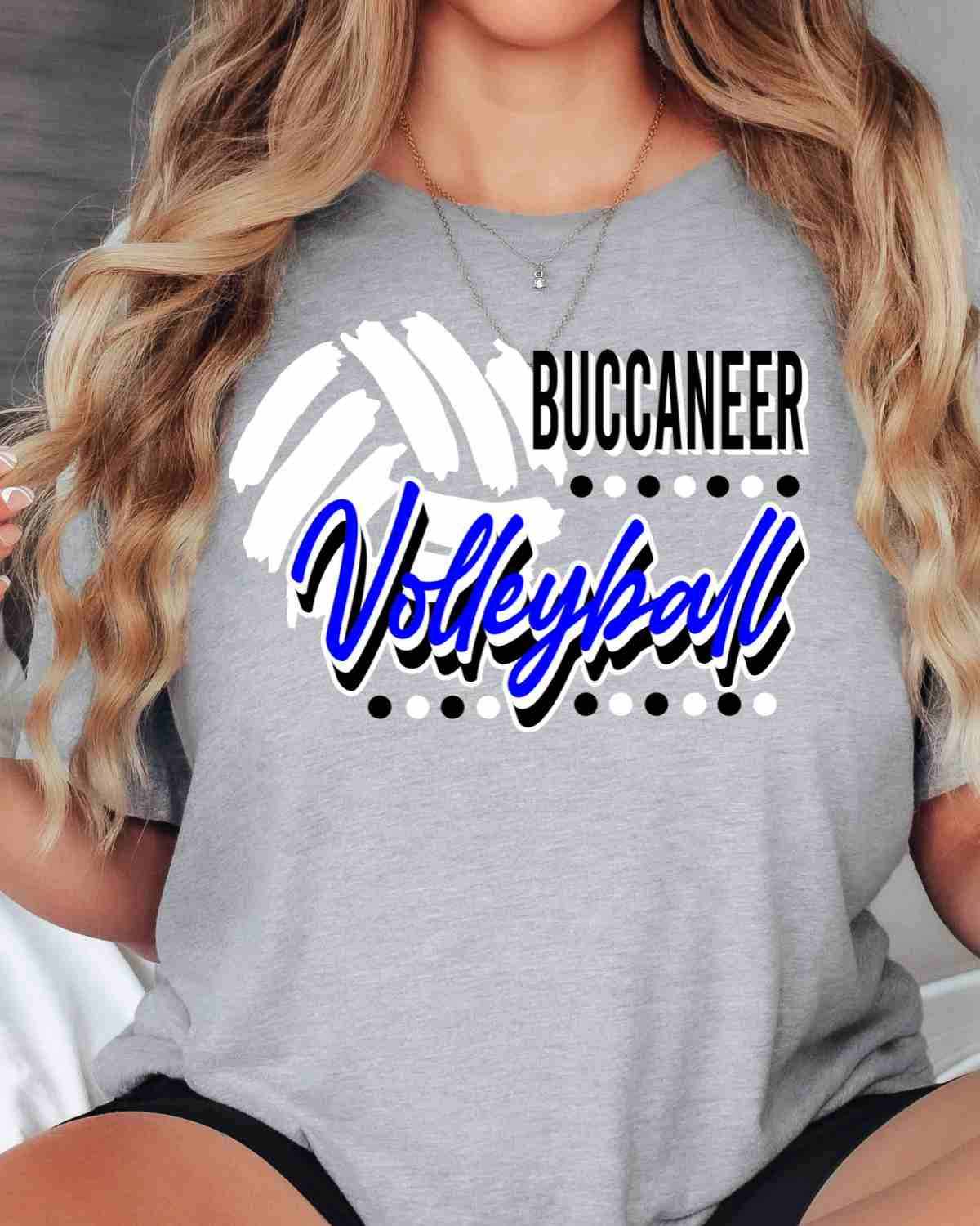 Buccaneers Volleyball with Dots DTF Transfer