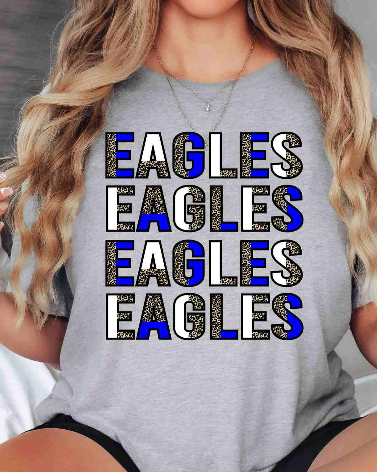 Eagles Repeating Split Lettering DTF Transfer