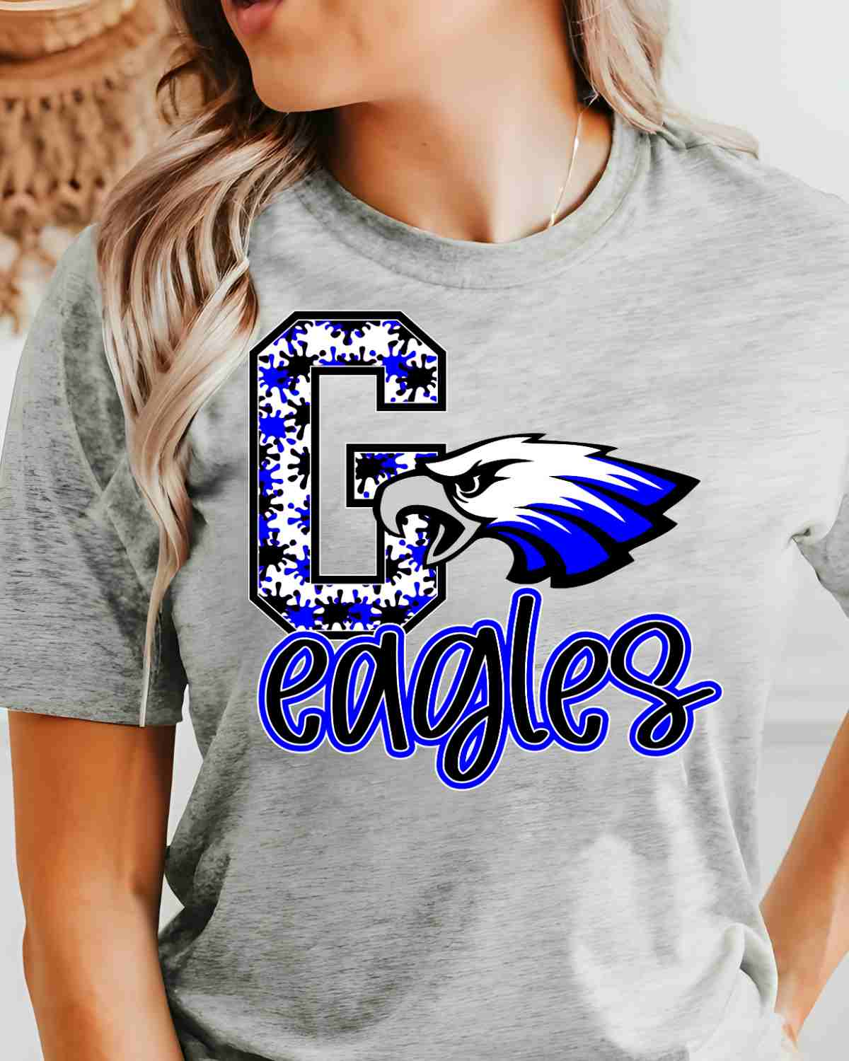 Go Eagles Splatter DTF Transfer