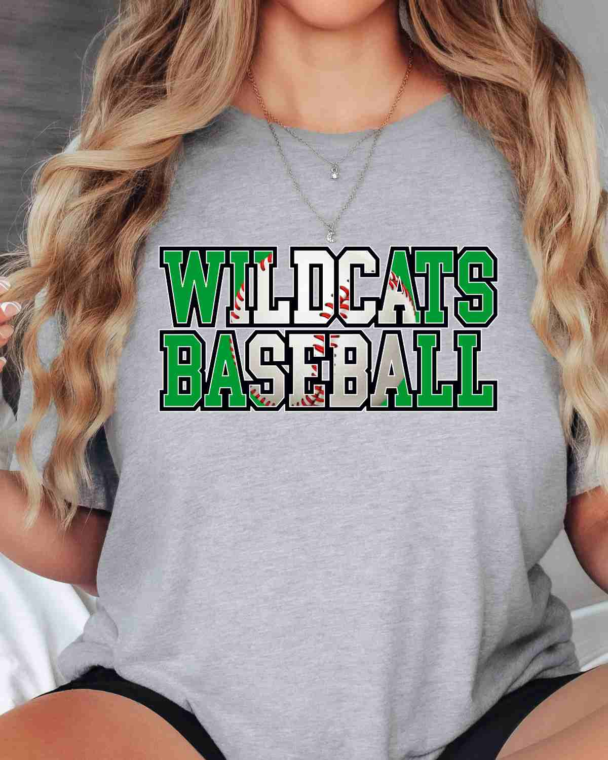 Wildcats Baseball Words DTF Transfer