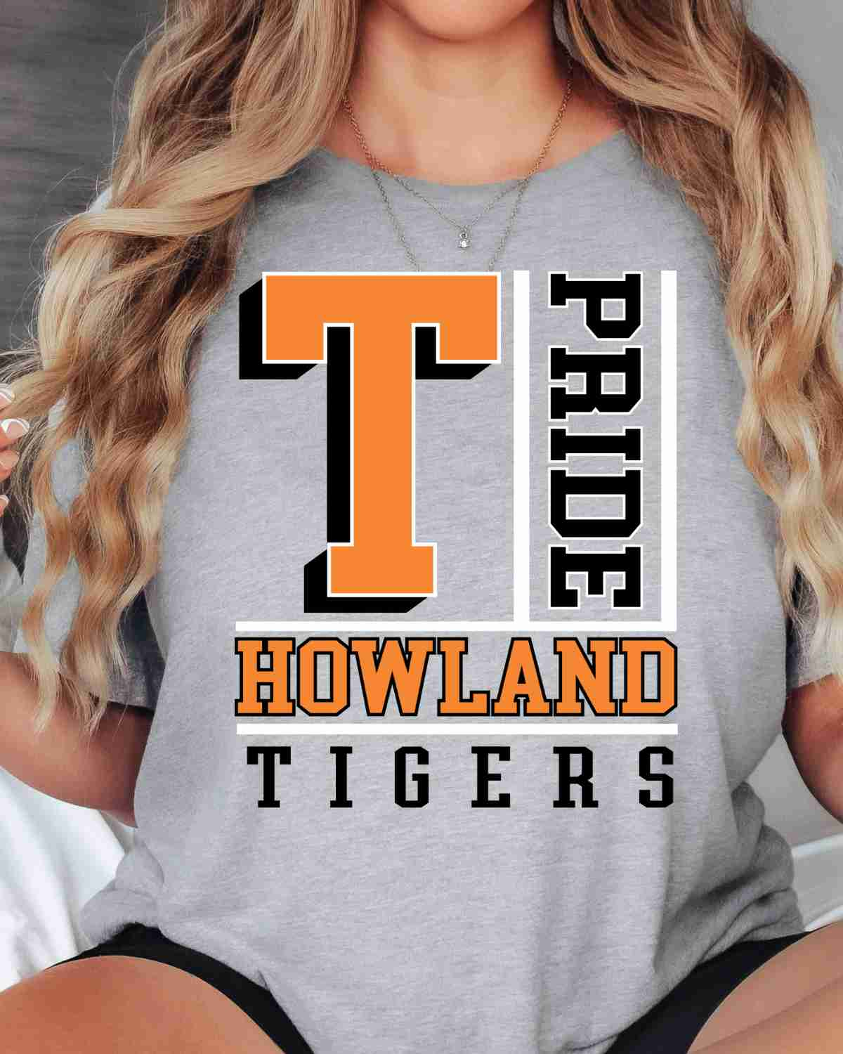 Howland Tiger Pride Block DTF Transfer