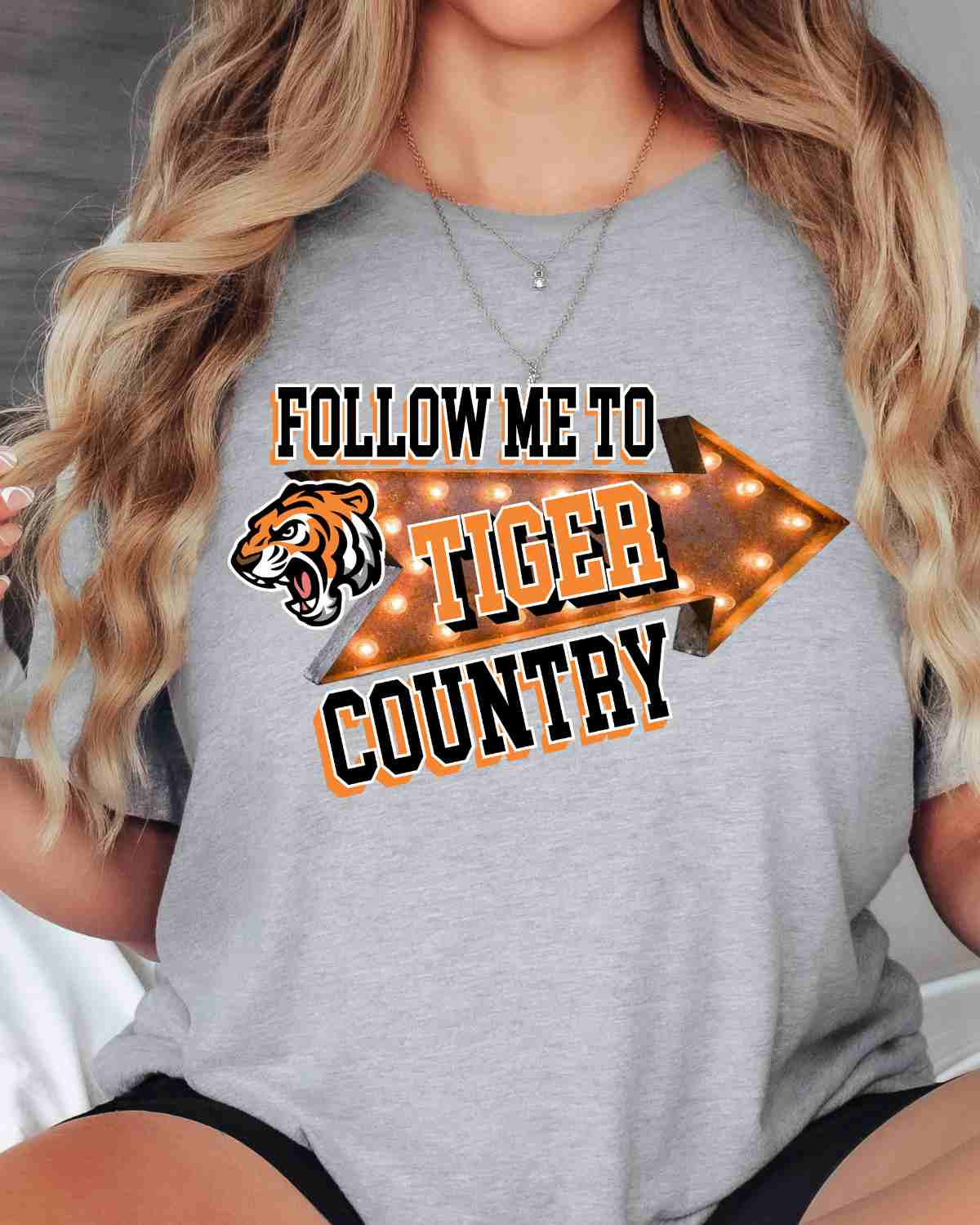 Follow Me To Tiger Country DTF Transfer