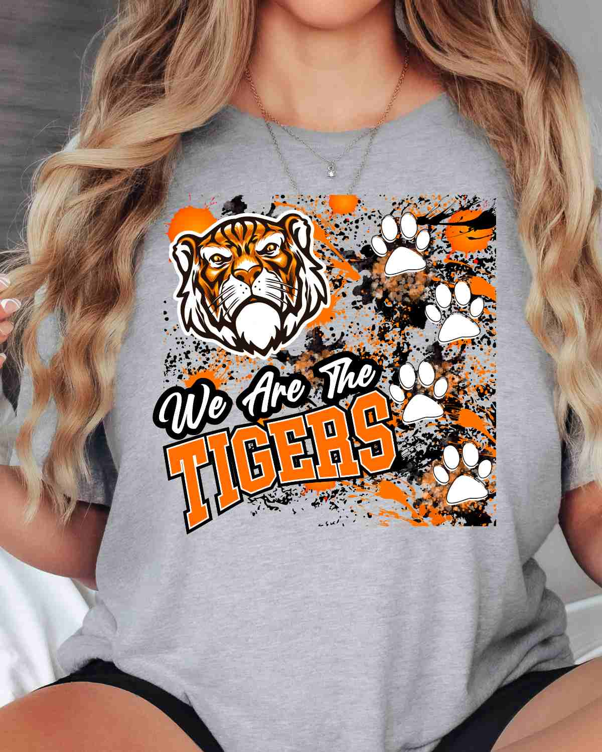 We Are the Tigers Splatter DTF Transfer