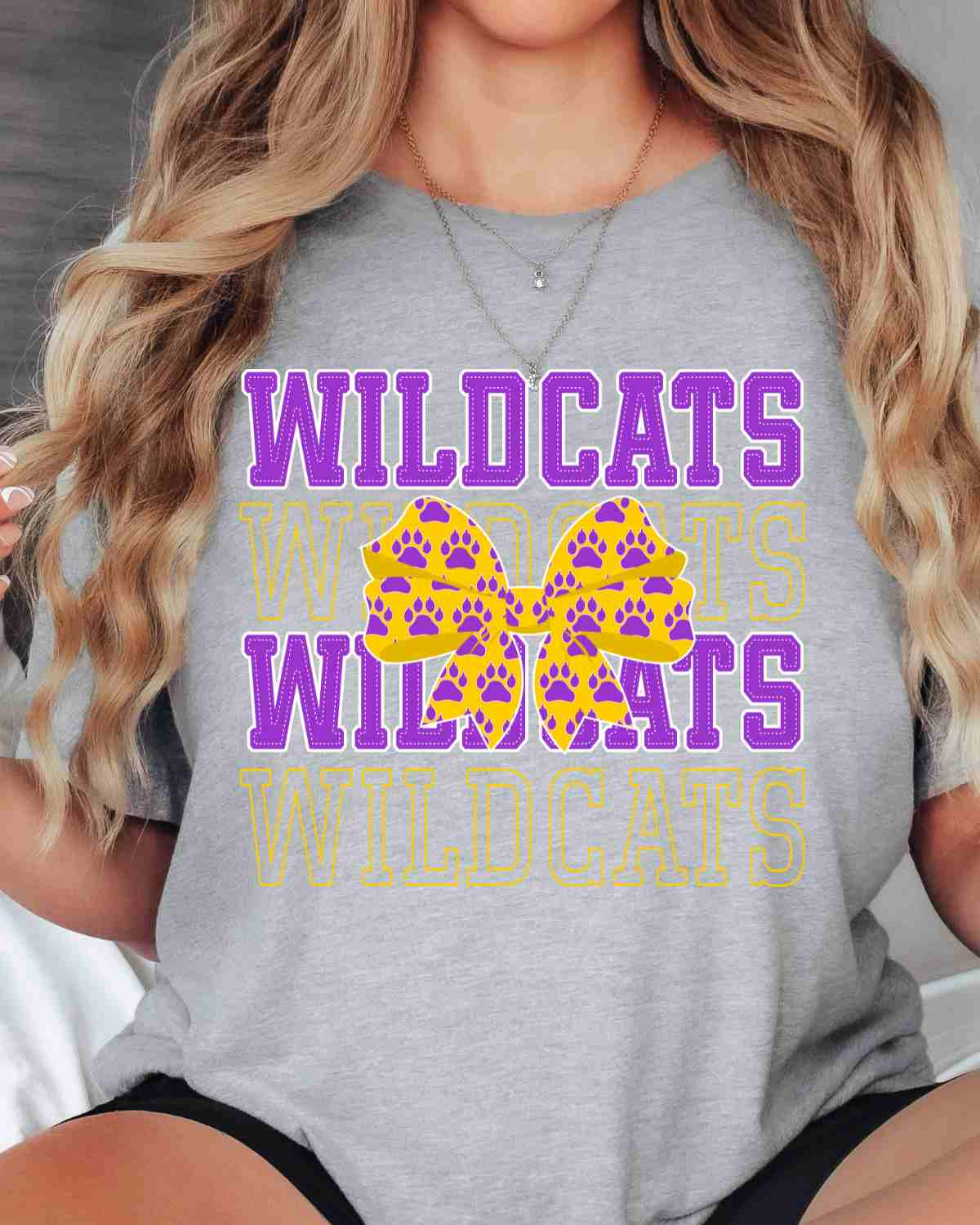 Wildcats Repeating Bow DTF Transfer