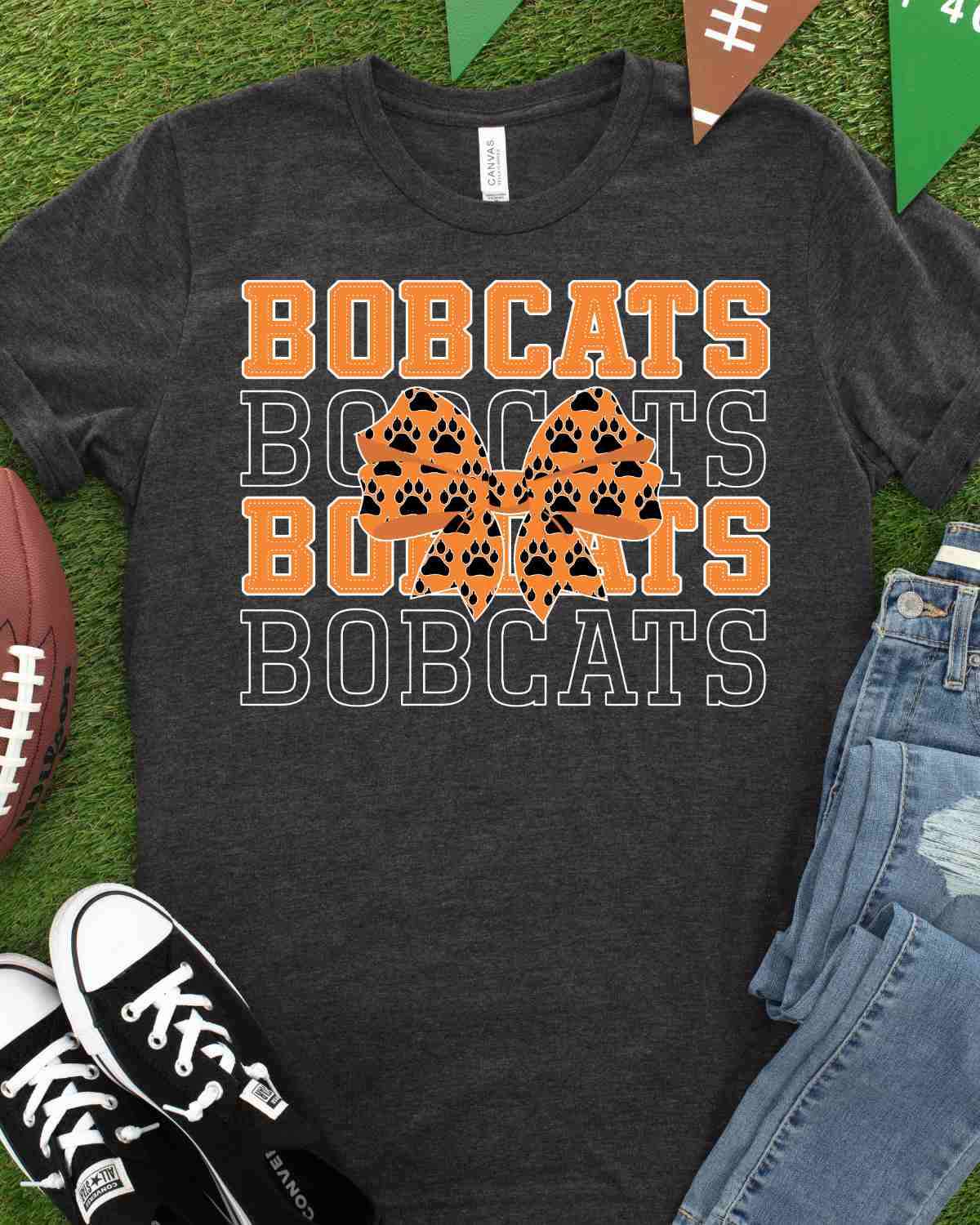 Bobcats Repeating with Bow DTF Transfer