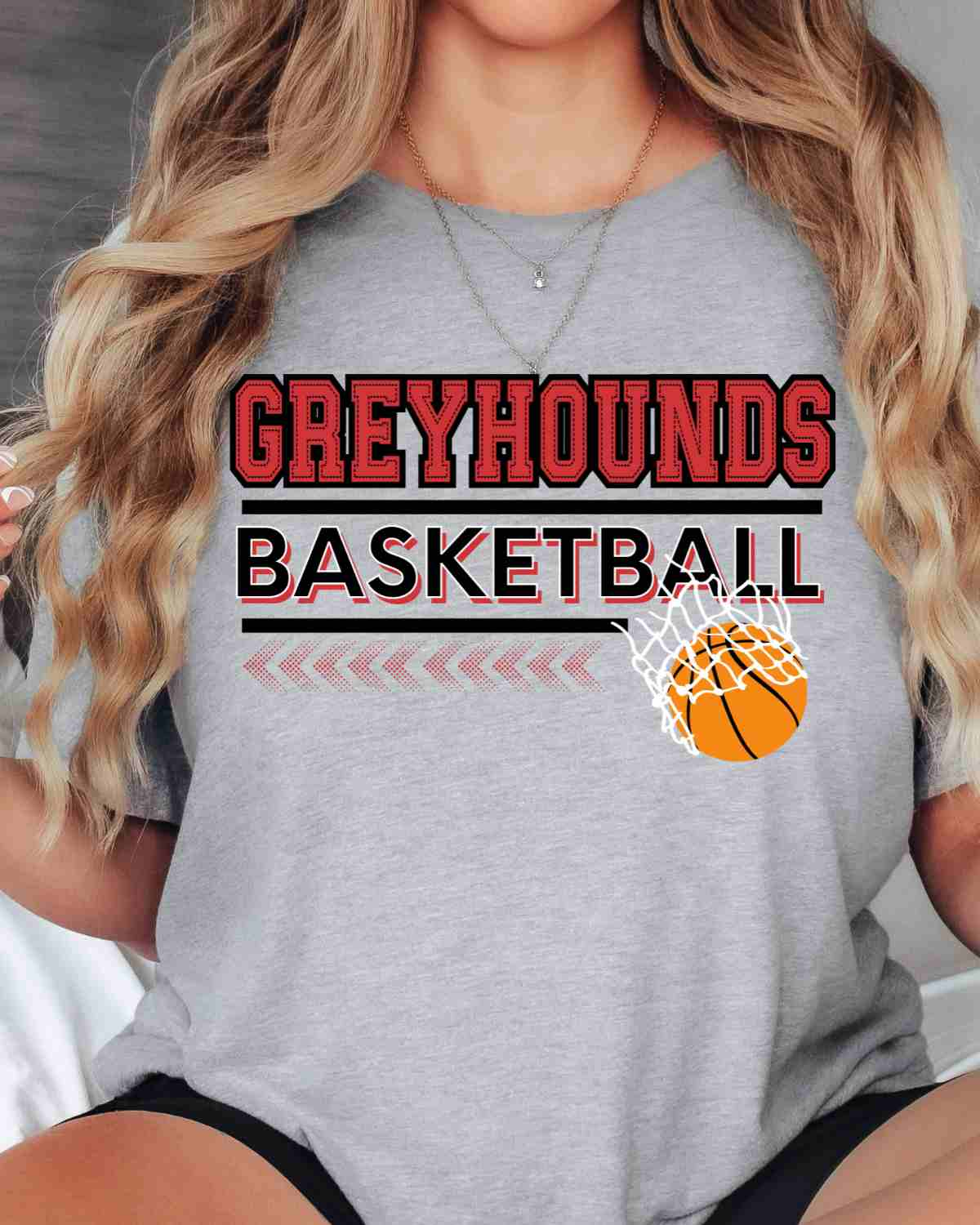 Greyhounds Basketball Arrows Hoop DTF Transfer