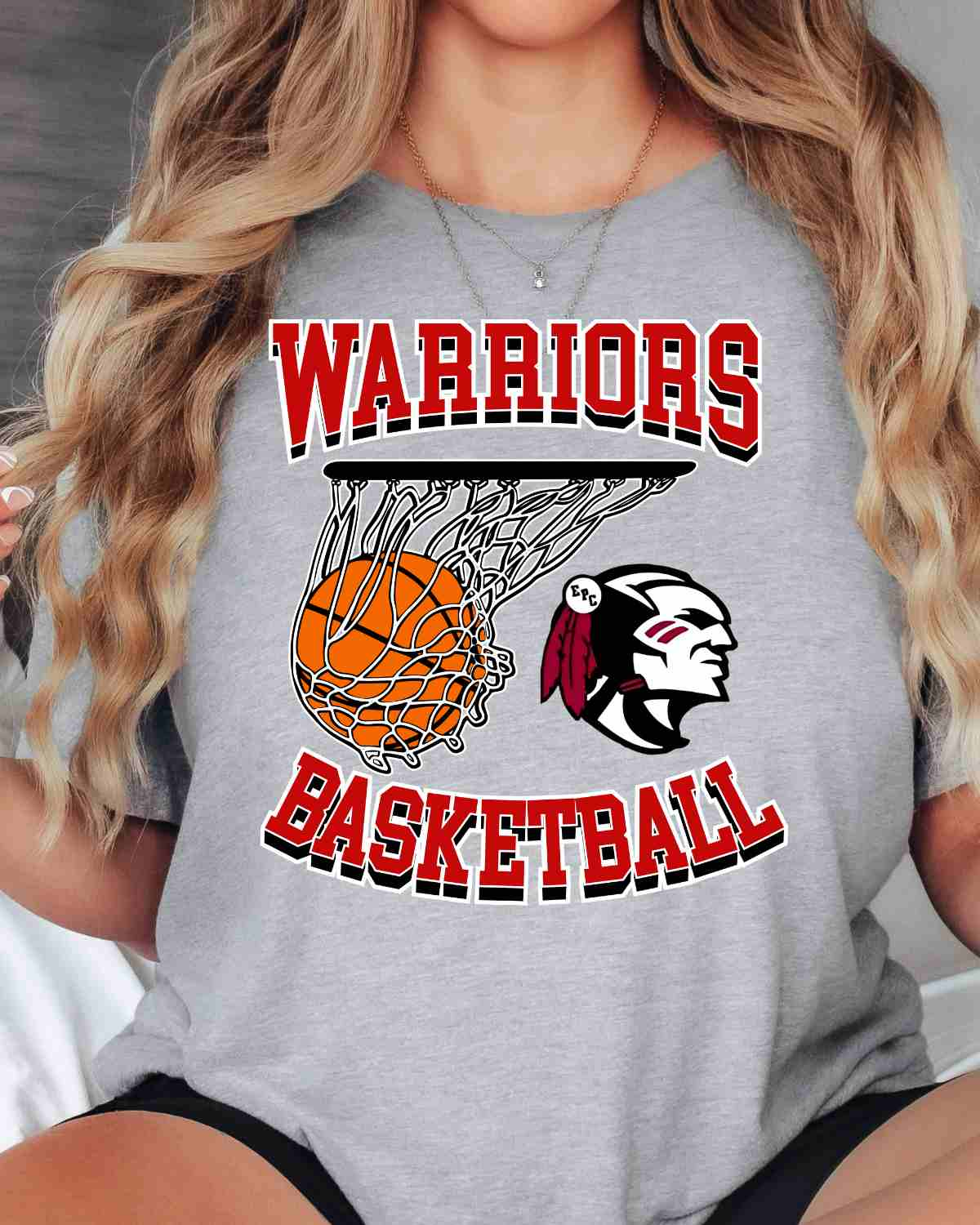 EPC Warriors Basketball Hoop Logo DTF Transfer